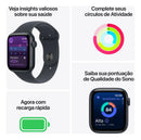 Apple Watch SE 3 GPS • Caixa estelar de alumínio – 40 mm • Pulseira esportiva estelar – P/M - Distribuidor Autorizado