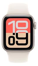 Apple Watch SE 3 GPS • Caixa estelar de alumínio – 40 mm • Pulseira esportiva estelar – P/M - Distribuidor Autorizado