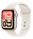 Apple Watch SE 3 GPS • Caixa estelar de alumínio – 40 mm • Pulseira esportiva estelar – P/M - Distribuidor Autorizado