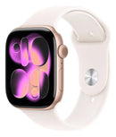 Apple Watch Series 11 GPS - Caixa cor de ouro rosa de alumínio – 46 mm - Pulseira esportiva blush-clara – P/M - Distribuidor Autorizado