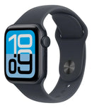 Apple Watch SE 3 GPS • Caixa meia-noite de alumínio – 40 mm • Pulseira esportiva meia-noite – P/M - Distribuidor Autorizado
